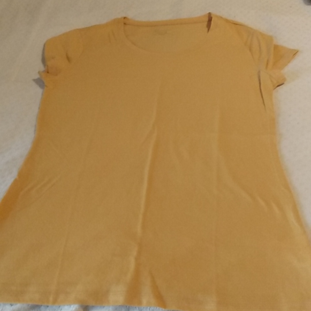 NWOT mustard tee - Picture 1 of 4